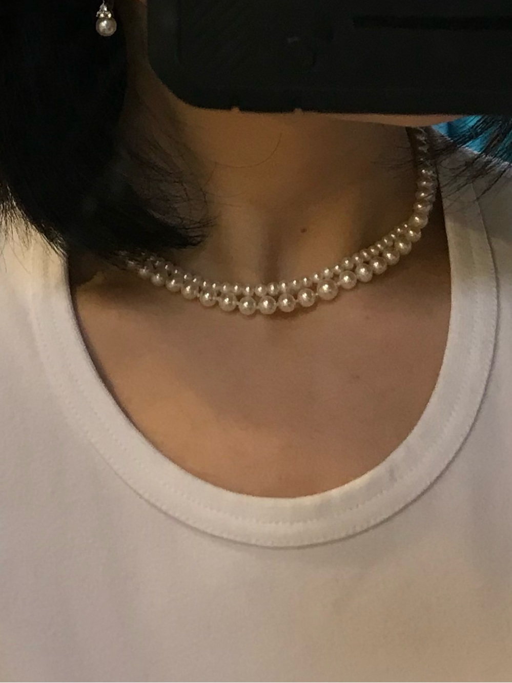 Last 1 AAA luster Pearl Strand Necklace - 4mm 16.5"-
Comparable to Mikimoto